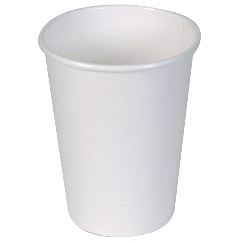 Georgia-Pacific Dixie 8 oz. Paper Hot Coffee Cup by GP PRO (Georgia-Pacific), White, 2338W, 1,000 Count (50 Cups Per Sleeve, 20 Sleeves Per Case) - Image 2